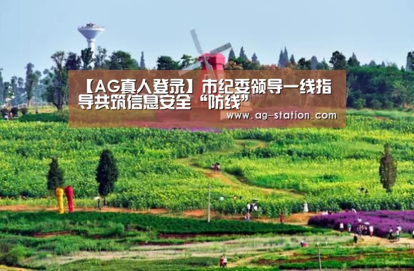 【AG真人登录】市纪委领导一线指导共筑信息安全“防线”(图1) AG真人游戏平台